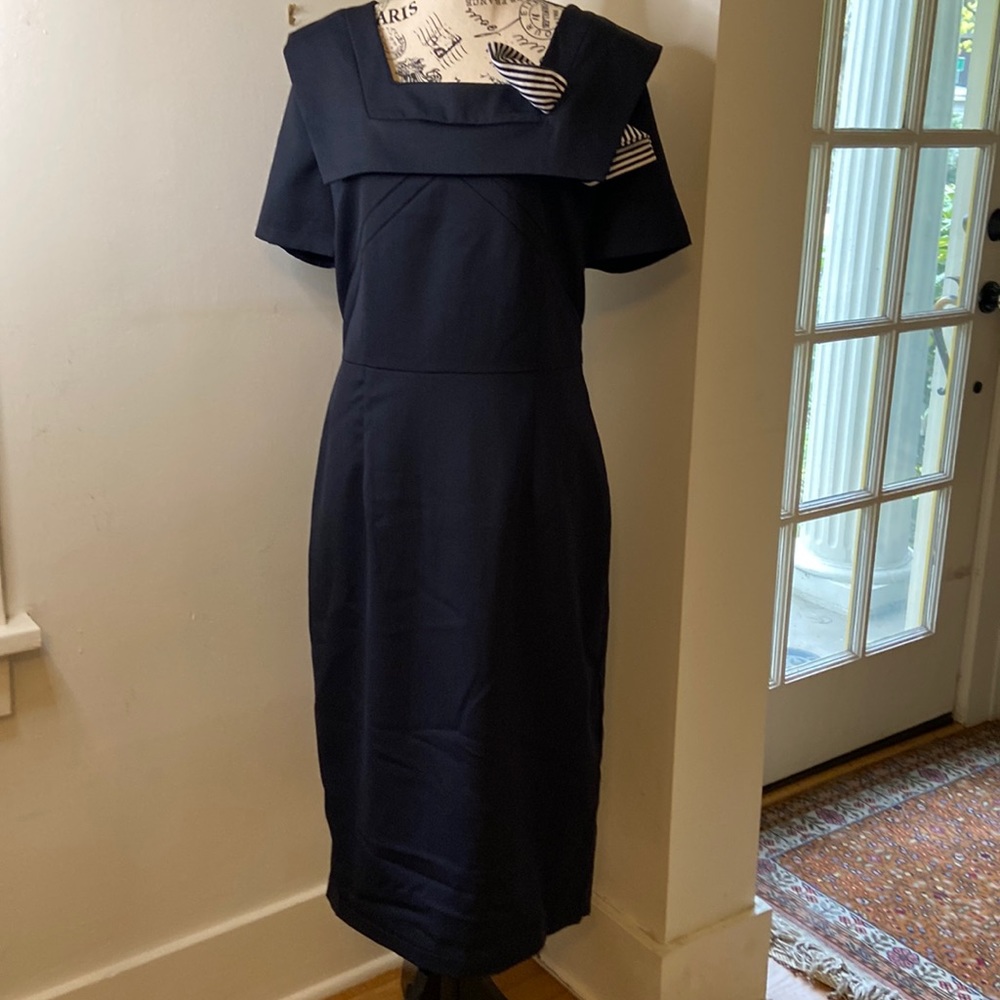 Streamlined 40’s Style Betty Page Dress
